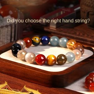 Private customized crystal bracelet, one-on-one service, Wufuduobao bracelet, natural amethyst fortune-transfer beads