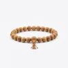 27 Bead Sandalwood Wrist Mala - Quarter Mala Bracelet