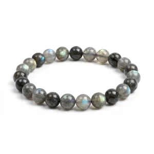 Natural Labradorite Crystal Bracelet - 8mm