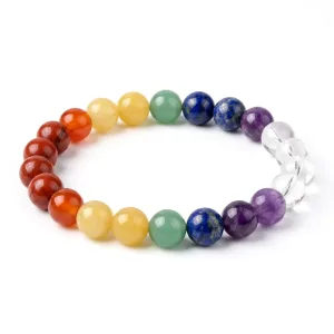 7 Chakra Healing Crystal Bracelet - 8mm Bold