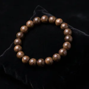 Natural Agarwood (Oud) Bead Bracelet - 10mm
