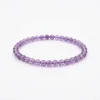 Delicate Amethyst Crystal Bracelet - 4mm Mini