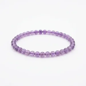 Delicate Amethyst Crystal Bracelet - 4mm Mini