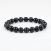 Natural Black Tourmaline Crystal Bracelet - 8mm