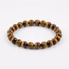 Natural Tiger Eye Crystal Bracelet - 8mm