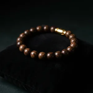 Natural Agarwood (Oud) Bead Bracelet - 8mm