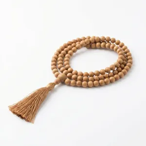 108 Bead Sandalwood Mala - Meditation Necklace & Bracelet