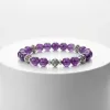 Amethyst Crystal & 925 Silver Bracelet - Luxury Edition
