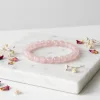 Natural Rose Quartz Crystal Bracelet - 8mm